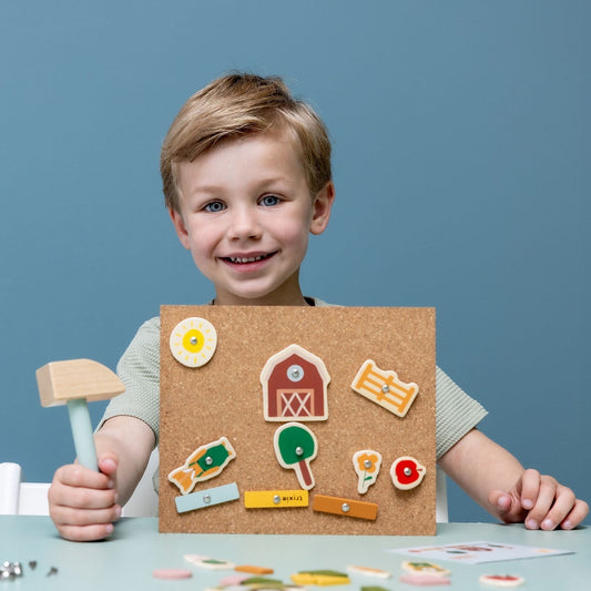 Wooden Tap Tap Game - Farm