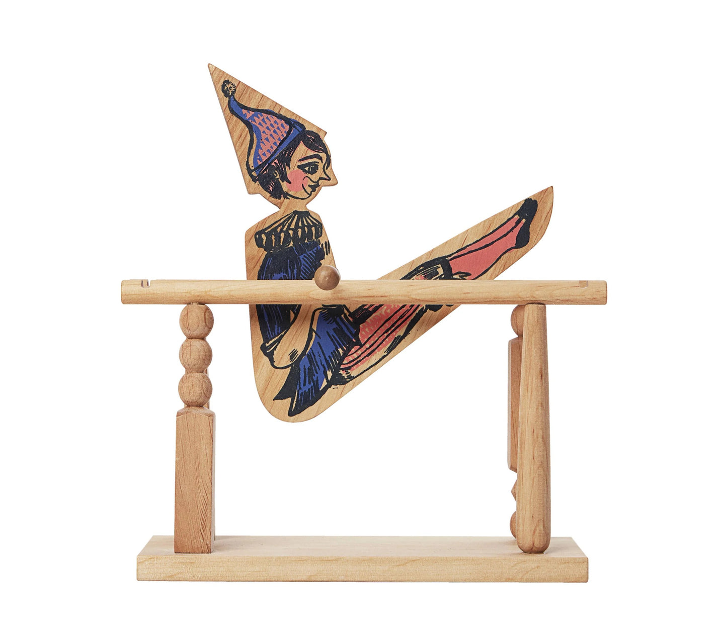 Wooden Toy Acrobat Boy