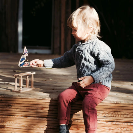 Wooden Toy Acrobat Boy