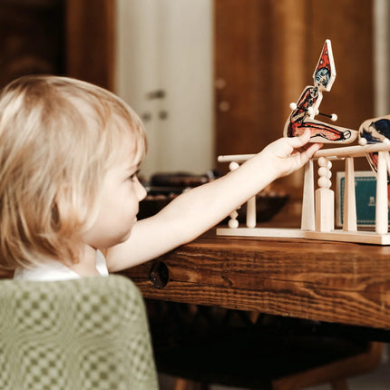 Wooden Toy Acrobat Girl