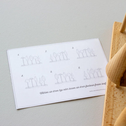 Wooden Tree Crown Puzzle 