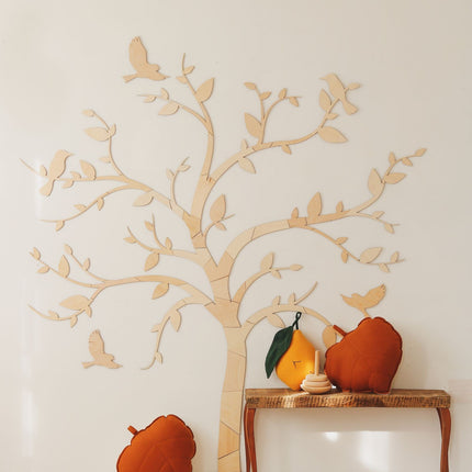 Wooden Wall Decoration - Tree with Birds