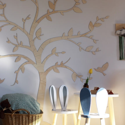 Wooden Wall Decoration - Tree with Birds