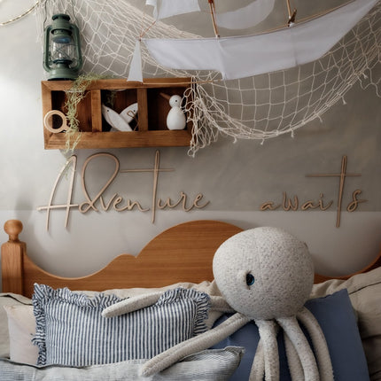 Wooden Wall Sign - Adventure Awaits