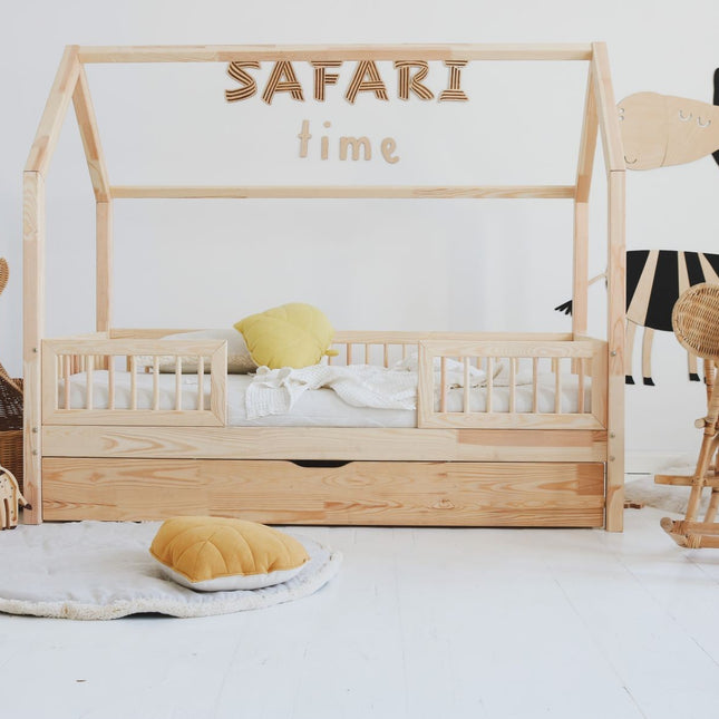 Wooden Wall Sign - Safari Time