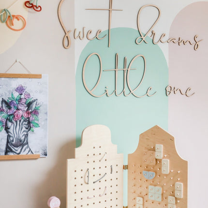 Wooden Wall Sign - Sweet Dreams Little One