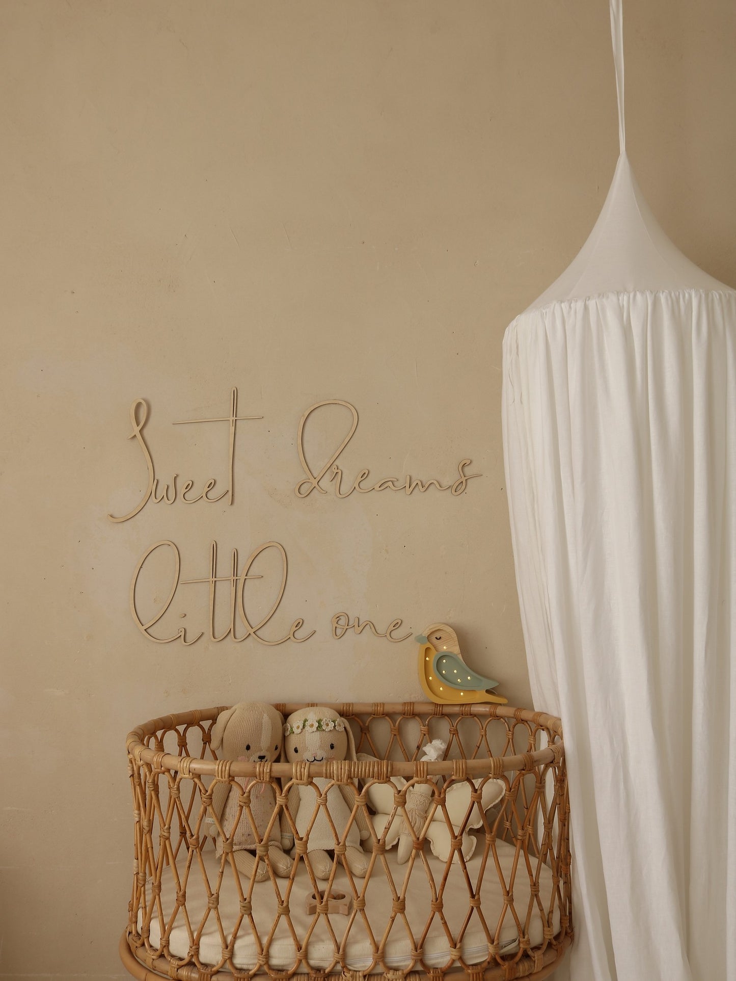 Wooden Wall Sign - Sweet Dreams Little One