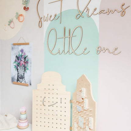 Wooden Wall Sign - Sweet Dreams Little One