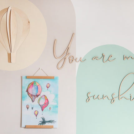 Wooden Wall Sign - You Are My Sunshine