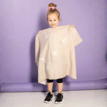Merino baby blanket - Kitty