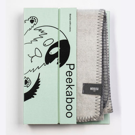 Merino baby blanket - Doggy