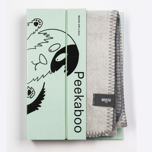 Merino baby blanket - Doggy