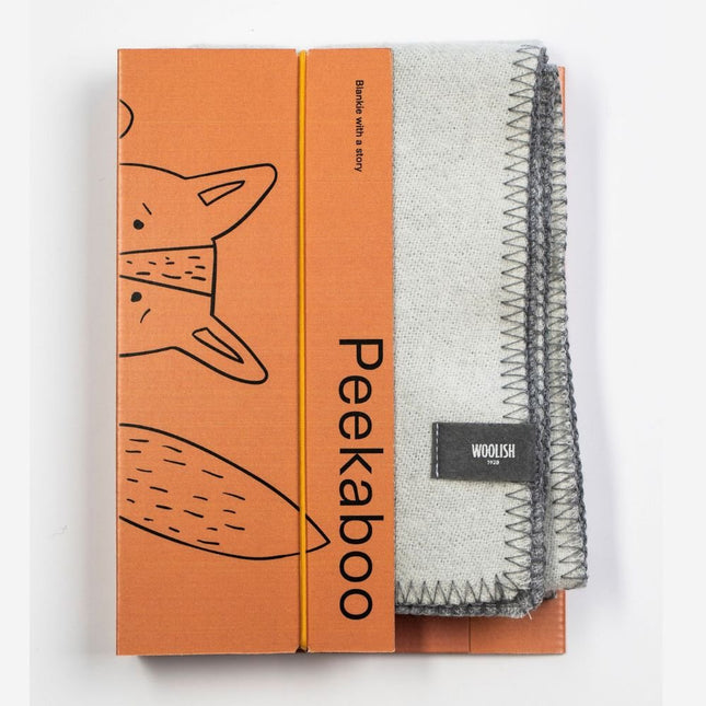 Merino baby blanket - Fox