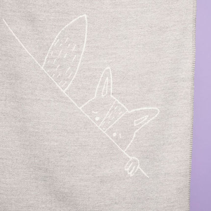 Merino baby blanket - Fox