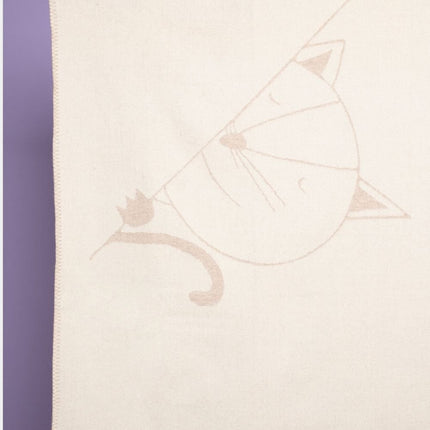 Merino baby blanket - Kitty