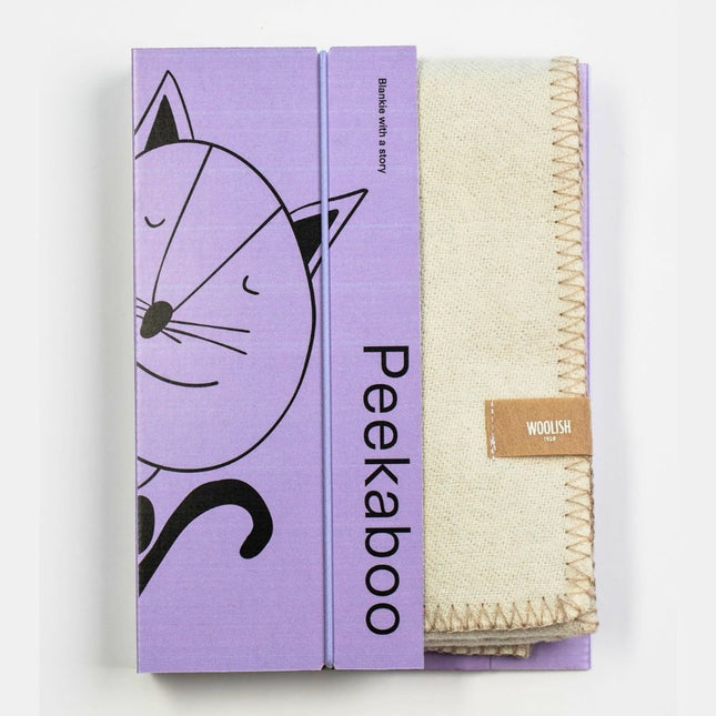 Merino baby blanket - Kitty
