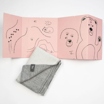 Merino baby blanket - Teddy