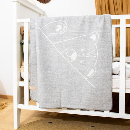 Merino baby blanket - Teddy