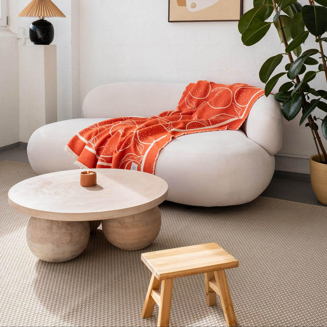 Yuna cotton throw