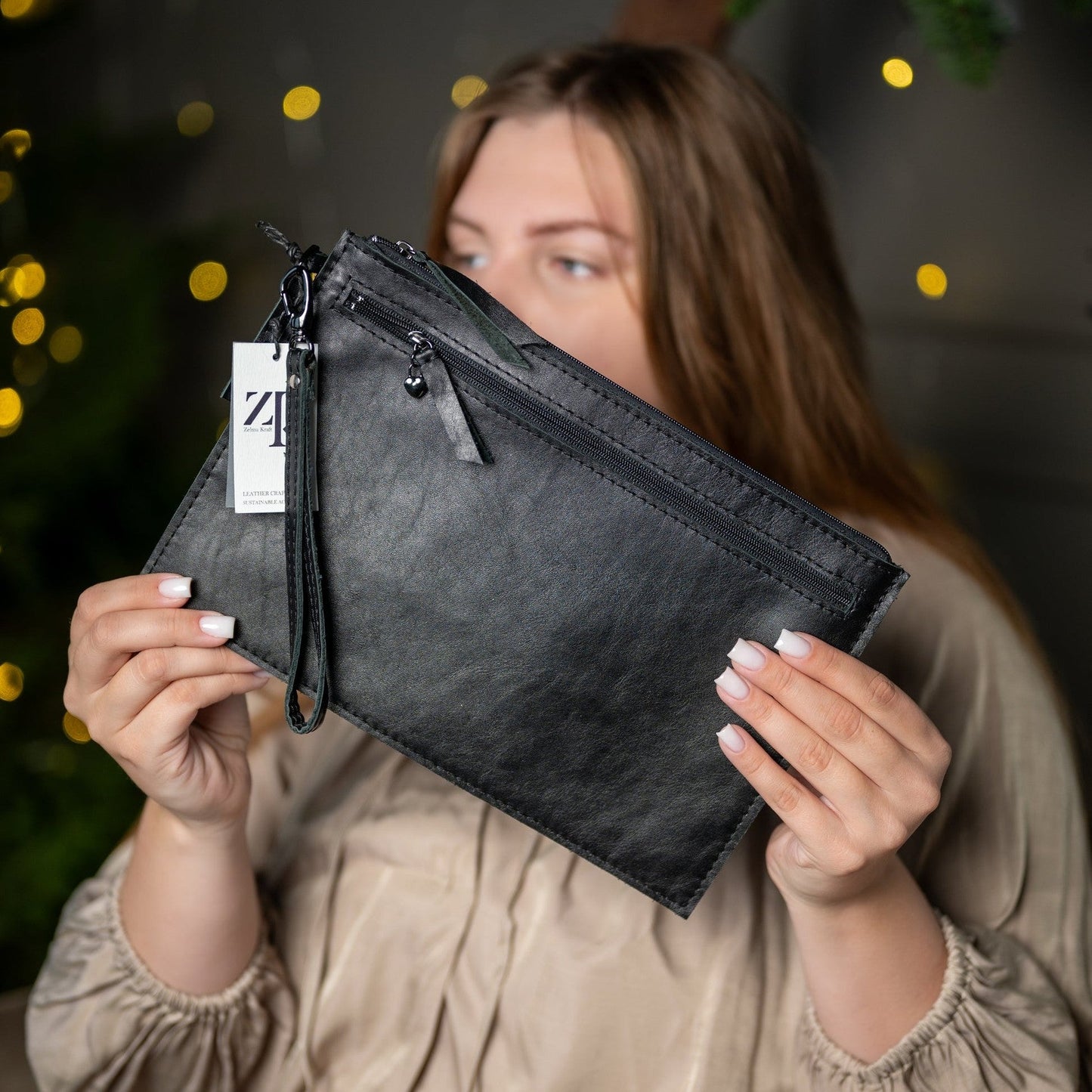 Black Wristlet Wallet