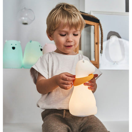 Giraffe Silicone Lamp - White