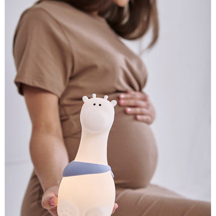 Giraffe Silicone Lamp - White