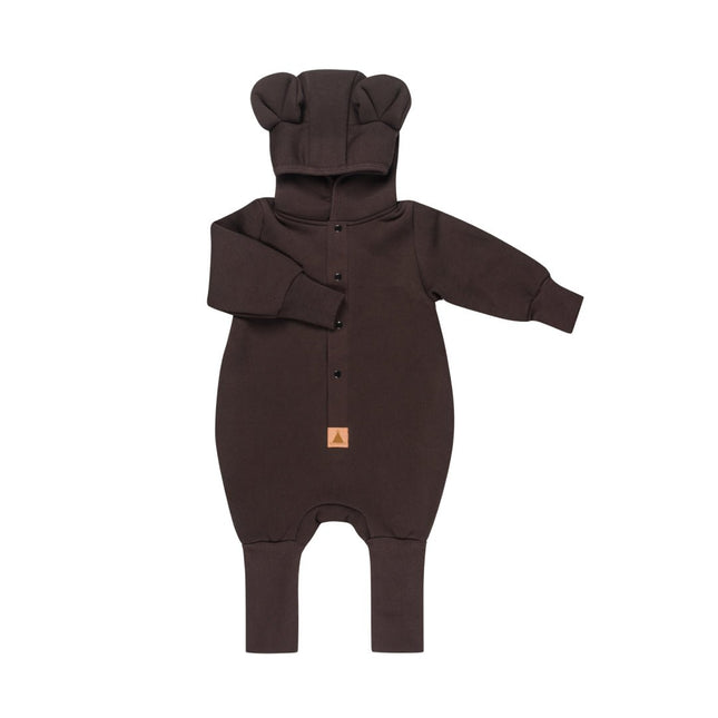 Eared Jumpsuit for Babies and Kids - Chocolate - LoveStyle World