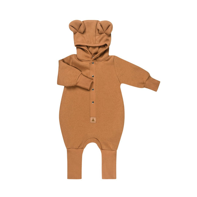 Eared Jumpsuit for Babies and Kids - Cinnamon - LoveStyle World