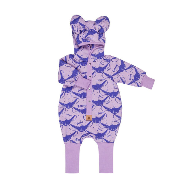 Eared Jumpsuit for Babies and Kids - Lilac Fenio - LoveStyle World