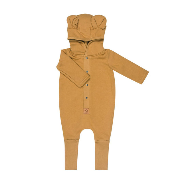 Eared Jumpsuit for Babies and Kids - Mustard - LoveStyle World